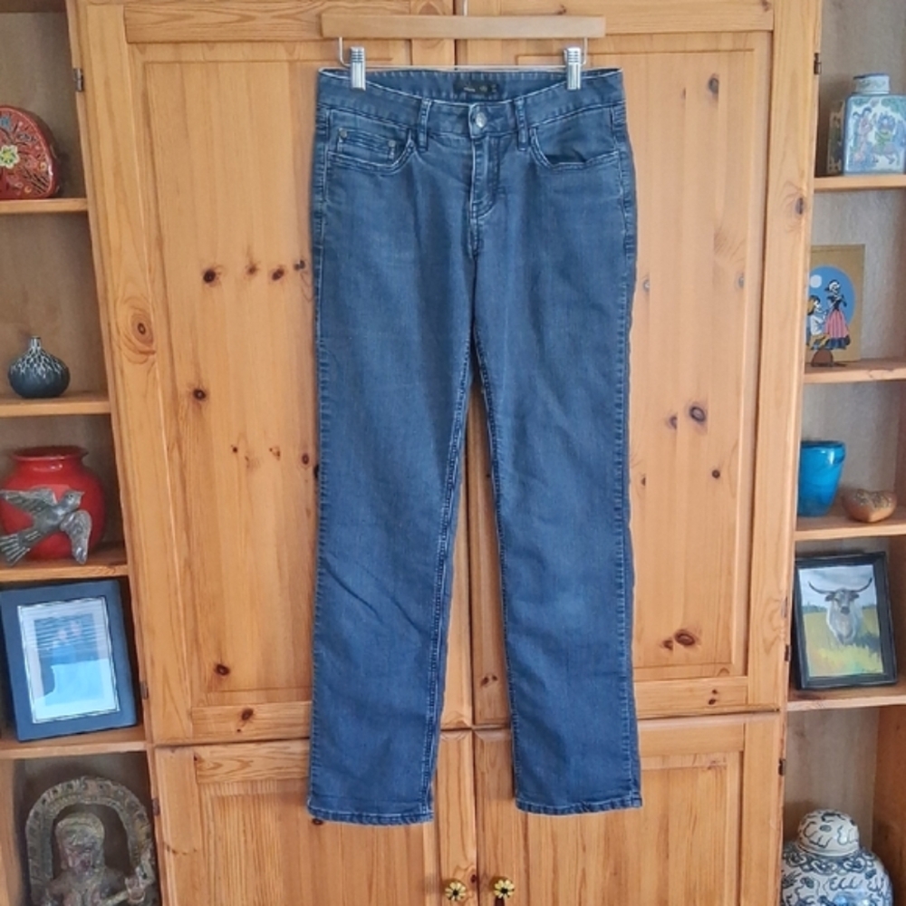 PrAna Flannel Lined Boyfriend Denim Straight Leg Jeans Size 27 - Picture 10 of 10